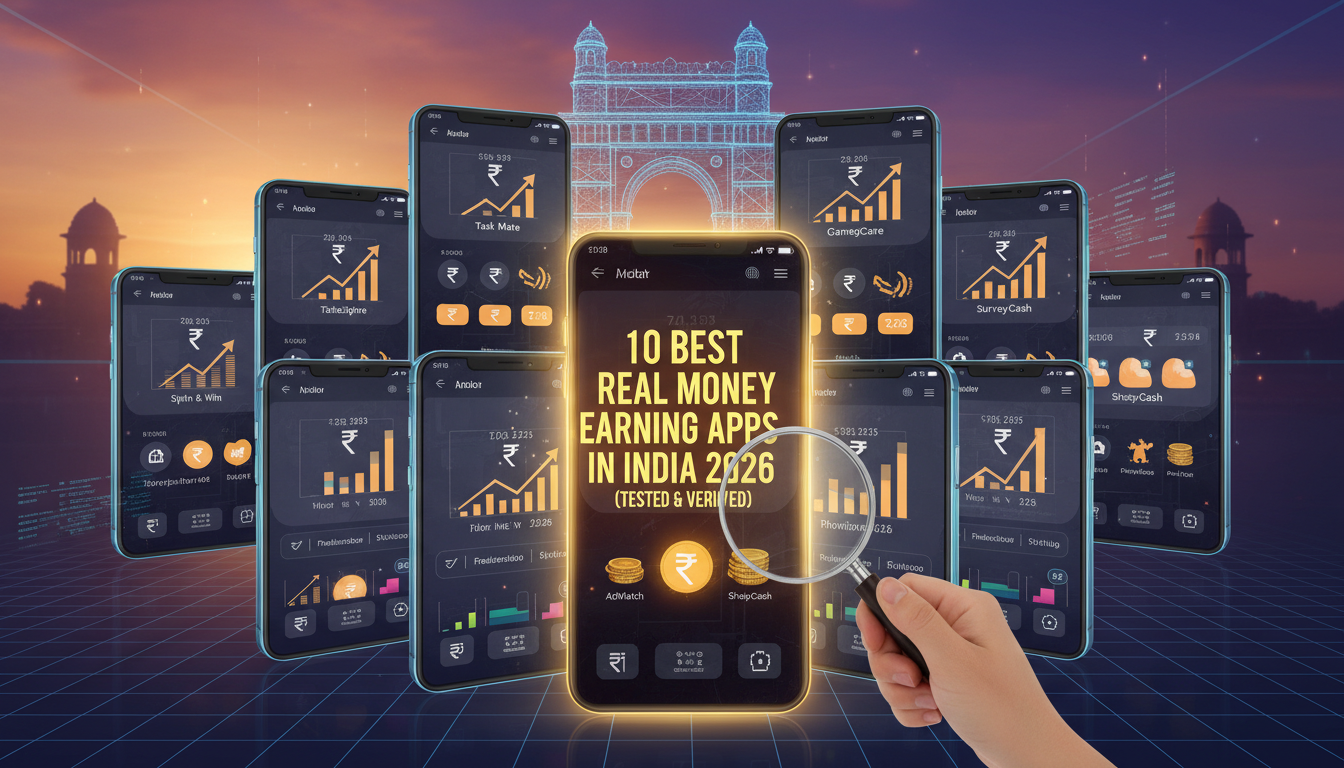 Best Real Money Earning Apps in India 2026