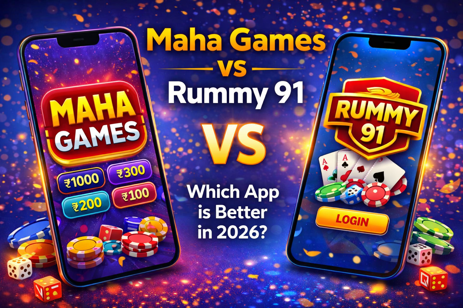 Maha Games vs Rummy 91